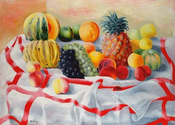 Stilleben med frukt