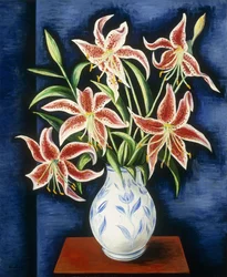 Vas av liljor; Vase de lis