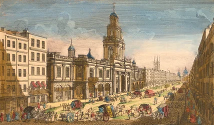 Utsikt över Royal Exchange, London, 1751