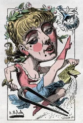 Allegori om operetten på modet i slutet av 1800-talet (stämning)