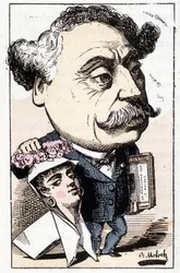 Tecknad av Alexandre Dumas Fils, av Moloch