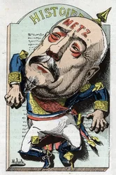 Hellängdsporträtt av Francois Achille Bazaine (Francois-Achille