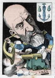 Porträtt av Francois Ferdinand Philippe, prins av Joinville (1818-1900)
