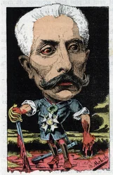 Porträtt av Gaston Alexandre Auguste De Galliffet, General Francais
