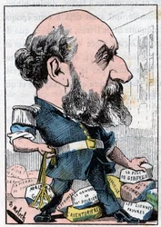 Porträtt av Guillaume Victor Augier (1820-1889), fransk dramatiker.
