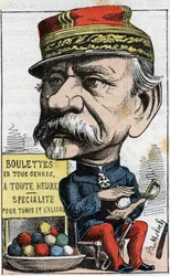 Porträtt av Jean Joseph Frederic Albert Farre (1816-1887), en fransk soldat, han utnämndes till general 1870 och krigsminister