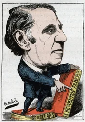 Porträtt av Louis Blanc (1811 - 1882), fransk politiker och historiker