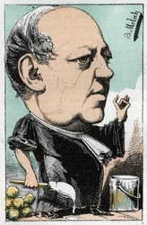 Porträtt av Maître Charles Lachaud (1817-1882), fransk advokat