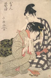 Disconsolate Lovers, ca. 1800.