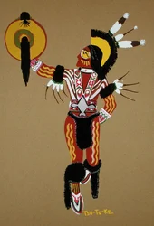 Kiowa Warrior (stenciltryck)