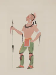 Osage, ca 1934 (akvarell)