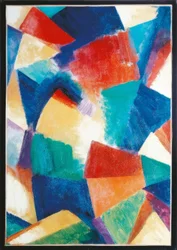 Synkromi i blå violett. Studie