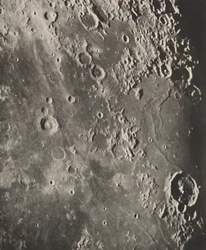 Fotografi Lunar Capuanus - Bouillaud - Gassendi, 1896 (foto)