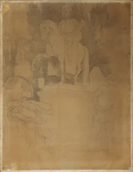 Kyrkogårdsscen från Wolfgang Amadeus Mozarts opera "Don Giovanni"