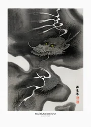 Dragon Envelope (1809–1892) Vintage-träsnitt