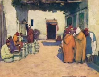 En innergård, 1903