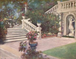 "En trädgård, Rom", 1903