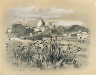 "The Taj at Agra", 1903