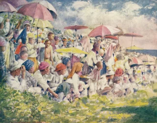 "Titta på en båtkapplöpning", 1903
