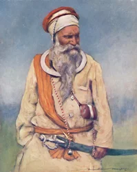 En sikhisk krigare, 1903