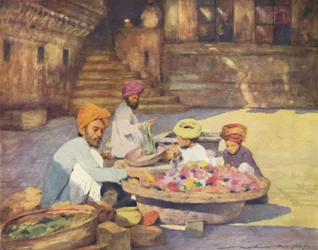 Vid dörren till templet, 1905