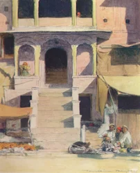 Vid trappan till ett palats, 1905