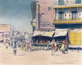 Spannmålsförsäljare, 1905