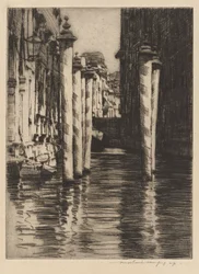 En smal kanal, Venedig