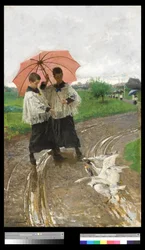 Återvänder från festivalen, 1880