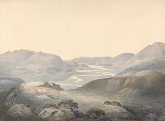Barmouth Bay, korsningen av floderna Mawddach och Gwinion