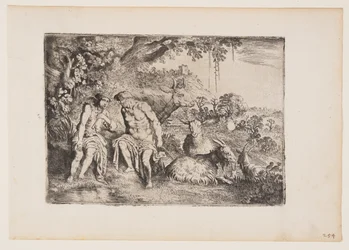 Mercury Lulling Argus to Sleep, plansch 4 från The Story of Mercury and Argus
