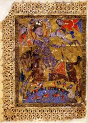 Illustration från Kitab al-aghani Book of Songs