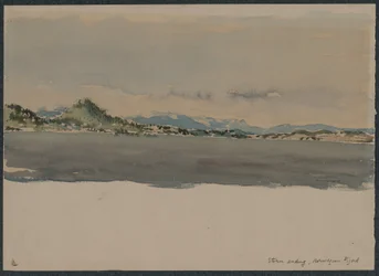 Stormavslutning, norska Fijord