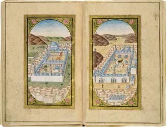 Al-Masjid an-Nabawi vid den stora moskén, 1783