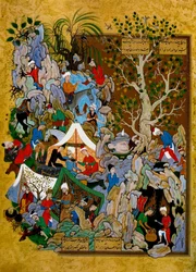 Folio från Haft Awrang Seven Thrones, av Jami, 1539-1543.