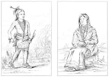 Indianer, North Western Frontier, 1841.