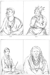 Potowatomies and Kaskasias, 1841.
