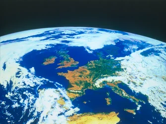 Jorden från rymden - Europa sett från en satellit, c1980-talet.