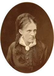 Anna Dostyevskaya, fru till den ryske författaren Fjodor Dostoyevsky, sent 1800- eller tidigt 1900-tal
