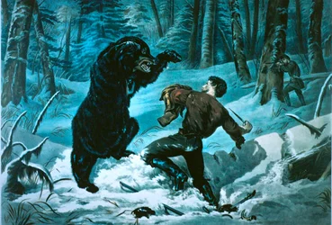 Life on the American Frontier: Hunter in a Tight Fix