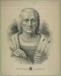 Porträtt av Christopher Columbus (1451 - 1506)