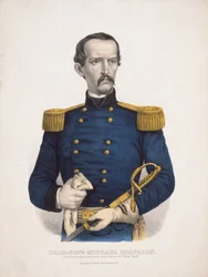Brig.-Genl. Michael Corcoran från den irländska brigaden avlidne översten i det galanta N.Y. "Sixty Ninth"