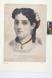 The Southern Beauty (handfärgad litografi)