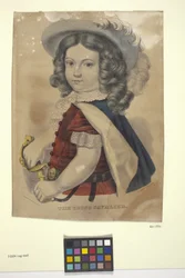 The Young Cavalier (handfärgad litografi)