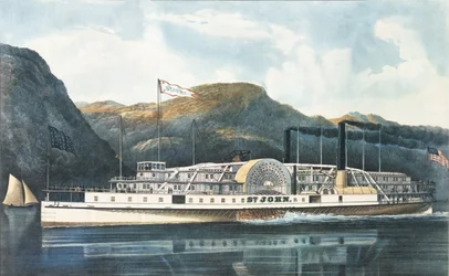 Mto Hudson Steamboat `St. John