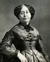 George Sand, pseudonym för Amantine-Lucile-Aurore Dupin (Paris