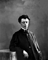 Franske skådespelaren Francois Louis Lesueur, fotograferad av Nadar, ca 1855