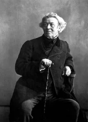 Franske målaren Camille Corot fotograferad av Nadar