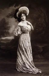 Lola Montez, dansösen Eliza Rosanna Gilberts (1821-1861) artistnamn, fotografi av Nadar, pseudonym för Gaspard-Félix Tournachon (1820-1910)