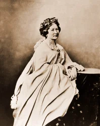Porträtt av Carlotta Grisi, dansare 1819-1899 (foto)